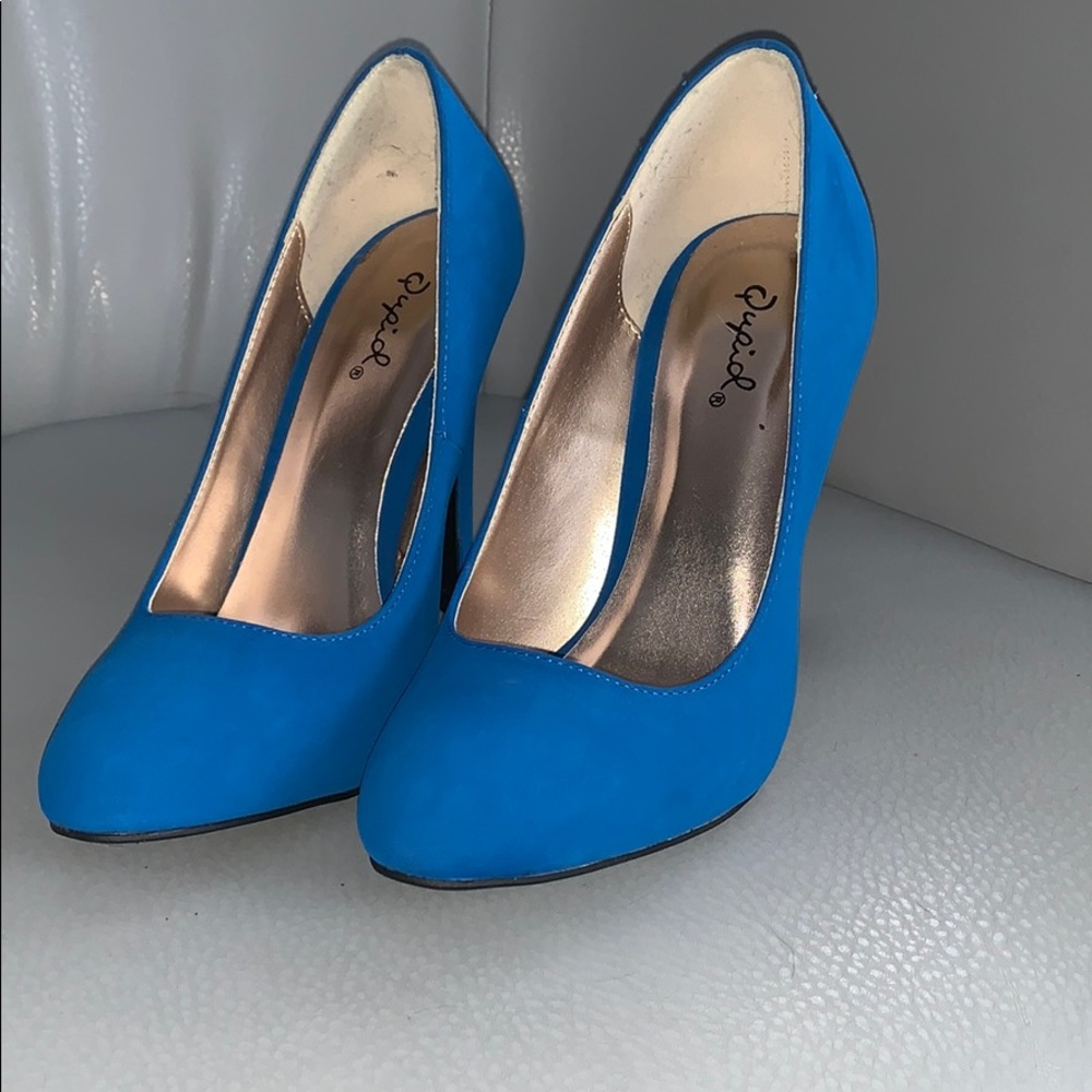 Qupid blue stilettos
